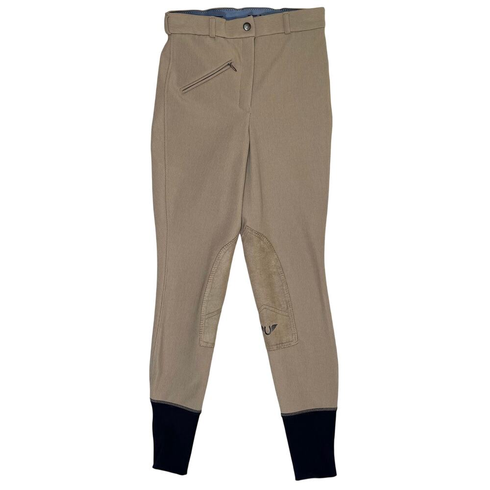 Tuffrider Womens Riding Pants Size 26 Equestrian Breeches Taupe